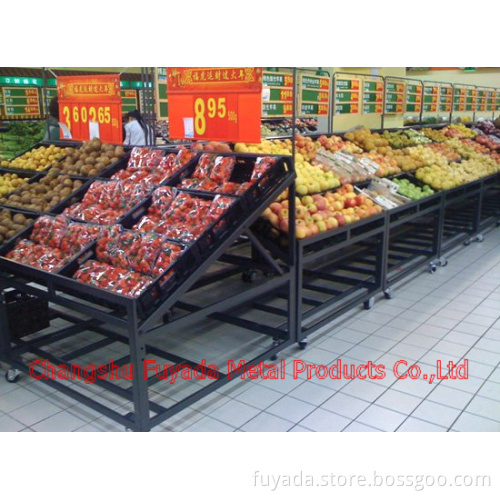 Plastic Basket Fruit and Vegetable Display Rack